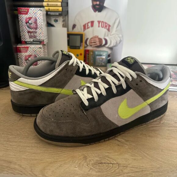 Nike Dunk Low 6.0 Fog Grey And Pale Green 2008 Rare Men’s 11 314142-072 - Picture 1 of 10